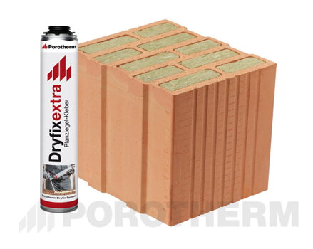 Porotherm 30 T Profi  + pena Dryfix