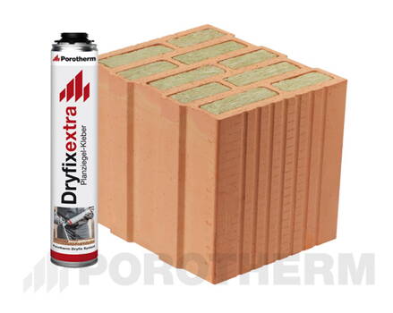 Porotherm 38 T Profi + pena Dryfix